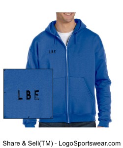 ONE LOVE LOGO Adult zip hoodie Design Zoom